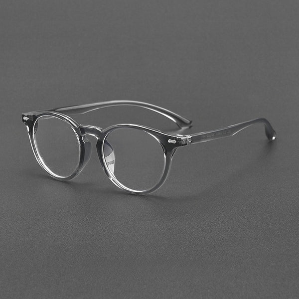 March TR90 Round Vintage Eyeglasses Frame