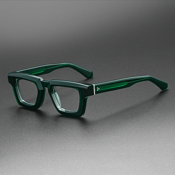 Quillen Retro Rectangle Acetate Glasses Frame