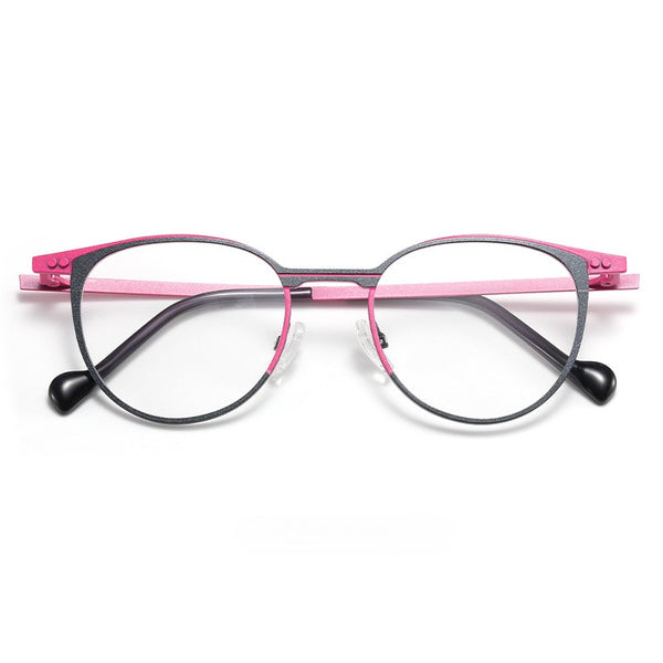 Munoz Retro Hand Made Alloy Glasses Frame