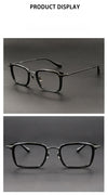 Japanese addition of the same style of Yong GMS-632 tortoiseshell color plate glasses frame square frame handmade titanium frame men's retro glasses frame