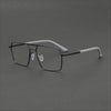 Odell Double-bridge Aviator Titanium Eyeglasses Frame