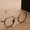Whitney Titanium Geometric Glasses Frame