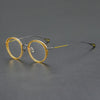 Iryna Retro Round Titanium Eyeglasses Frame