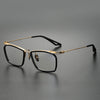 Hudon Versatile Rectangle Pure Titanium Glasses Frame