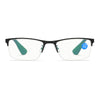 MEN'S METAL HALF-FRAME HIGH-DEFINITION ANTI-BLUE LIGHT READING GLASSES