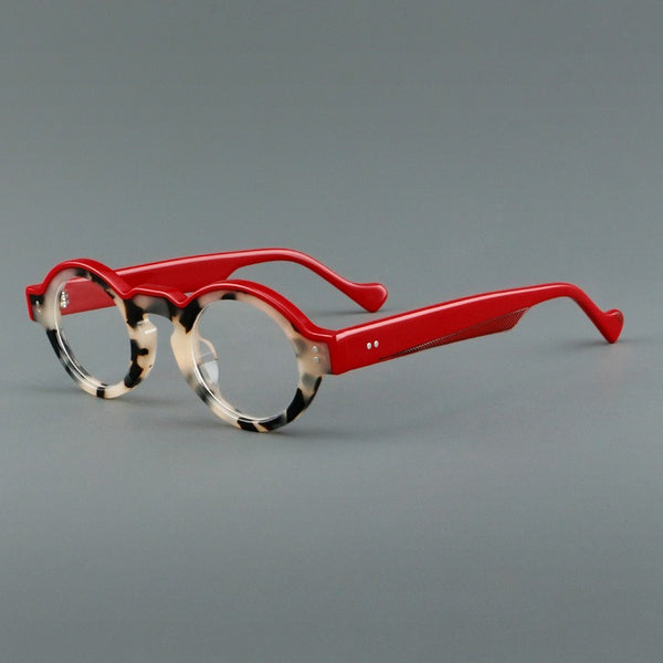 Jerry Vintage Acetate Round Glasses Frame