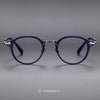 Mora Retro Polygon Acetate Glasses Frame