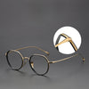Whitney Titanium Geometric Glasses Frame