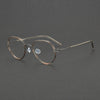 Pinde Vintage Titanium Oval Glasses Frame