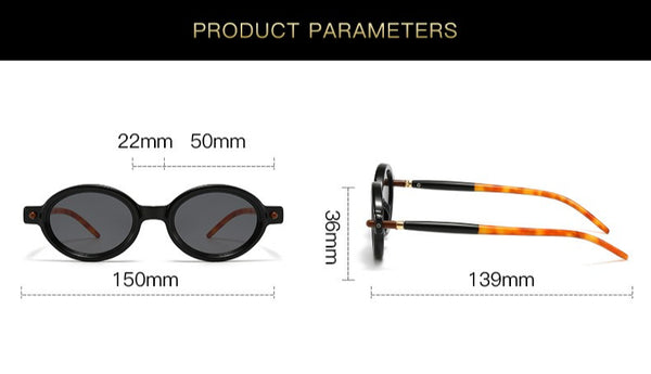 New fashion oval frame glasses frame men's and women's retro posing anti-blue light flat glasses nerd flat glasses