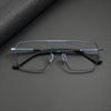 Odell Double-bridge Aviator Titanium Eyeglasses Frame