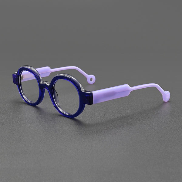 Temi Vintage Round Acetate Glasses Frame