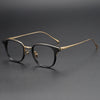 Yaber Titanium Vintage Square Eyeglasses Frame