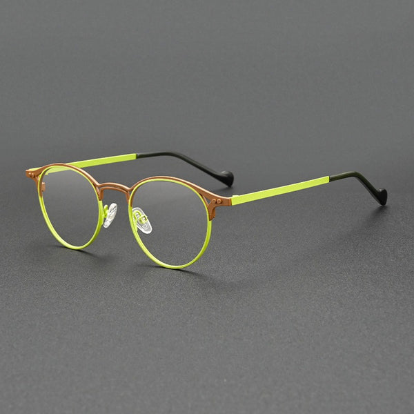 Marty Titanium Retro Hand Made Glasses Frame