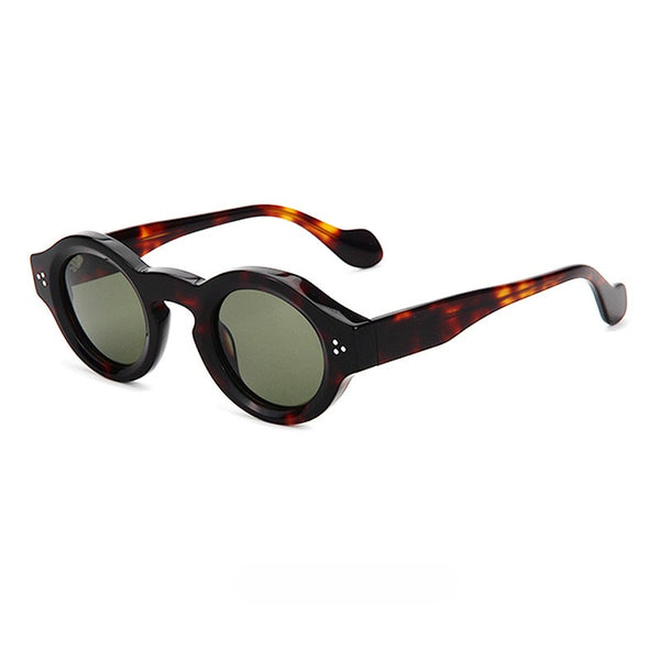 Sowell Premium Series Retro Round Acetate Sunglasses