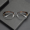 Yohn Vintage Titanium Square Glasses Frame