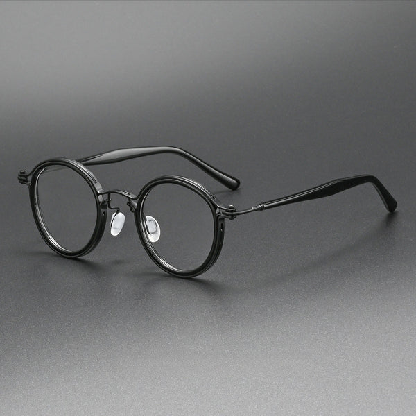 Tate Vintage Round Acetate Glasses Frame