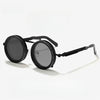Moss Retro Round Steampunk ND Dimming Sunglasses