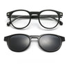 Cox Acetate Alloy Glasses Frame With Magnetic Sunglasses Clips