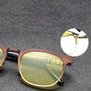 Ekin Fashionable Acetate Glasses Frame With Flip-up Sunglasses Clips
