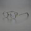 Geol Titanium Round Glasses Frame