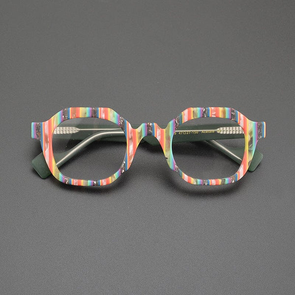 Goldy Retro Acetate Glasses Frame