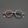 Heath Unique Heart Acetate Glasses Frame