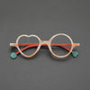 Heath Unique Heart Acetate Glasses Frame