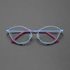 Jeanie Cat Eyes Titanium Glasses Frame
