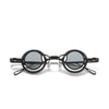 Shamu Round Titanium Glasses Frame With Magnetic Sunglasses Clips
