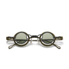 Shamu Round Titanium Glasses Frame With Magnetic Sunglasses Clips