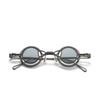 Shamu Round Titanium Glasses Frame With Magnetic Sunglasses Clips