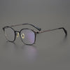 Kadin Retro Titanium Irregular Glasses Frame