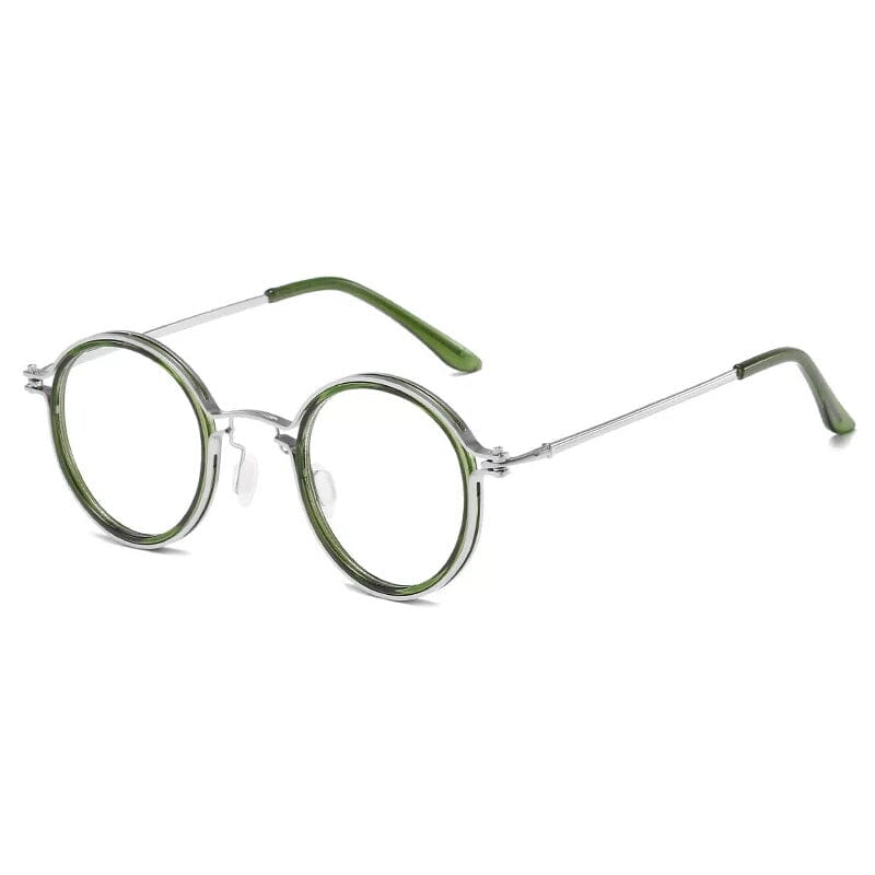 Kay Retro Round Optical Metal Glasses Frame – Jollynova