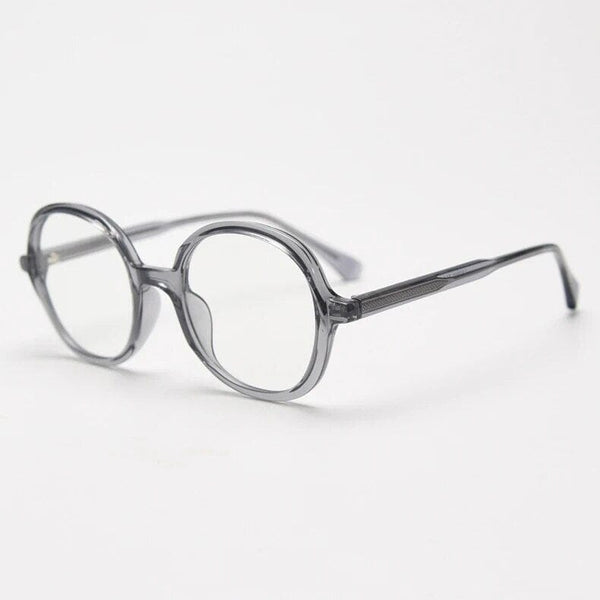 Lamar Large Size Round TR90 Vintage Eyeglass Frame