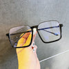 Linda Oversized Square Transparent Glasses