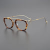 Lizann Titanium Geometric  Glasses Frame