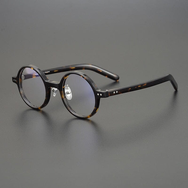 Lyulf Vintage Acetate Round Glasses Frame