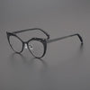 Mairia Titanium Cat Eye Glasses Frame