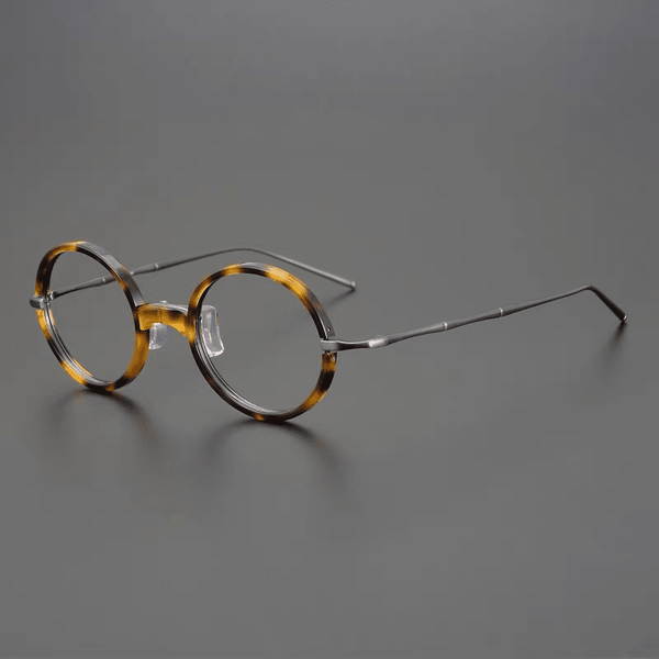Namiyo Vintage Titanium Round Eyeglasses Frame