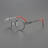 Page Titanium Irregular Round Glasses Frame