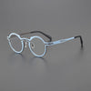Page Titanium Irregular Round Glasses Frame