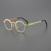 Page Titanium Irregular Round Glasses Frame