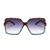 New Oversize Gradient Merk Designer Sunglasses