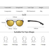 Men's Retro Round Polarized Steampunk Sunglasses HSQT209(Need to choose tinted color, otherwise the lenses are transparent)