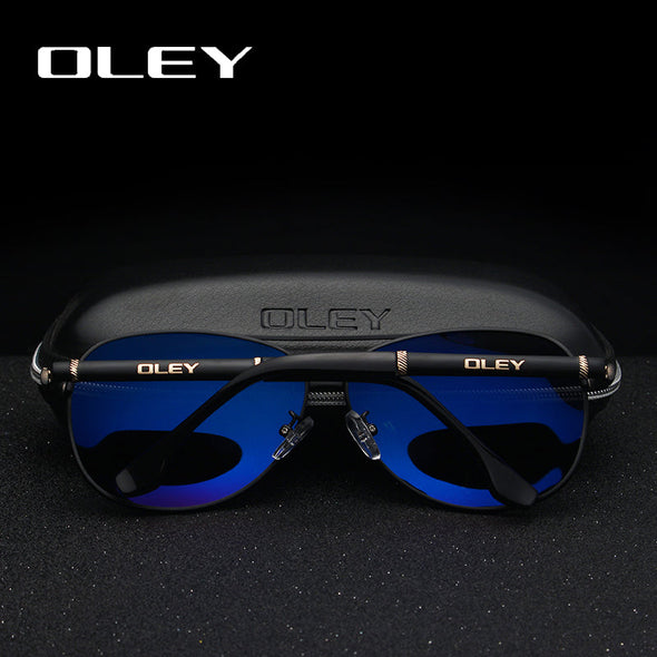 Oley Brand Sunglasses Men Polarized Classic Pilot Fishing Driving Y7005