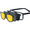 Rad Acetate Glasses Frame With 3 Magnetic Sunglasses Clips