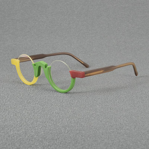 Ranor Round Acetate Glasses Frame
