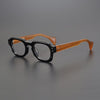 Rotonya Acetate Retro Square Glasses Frame