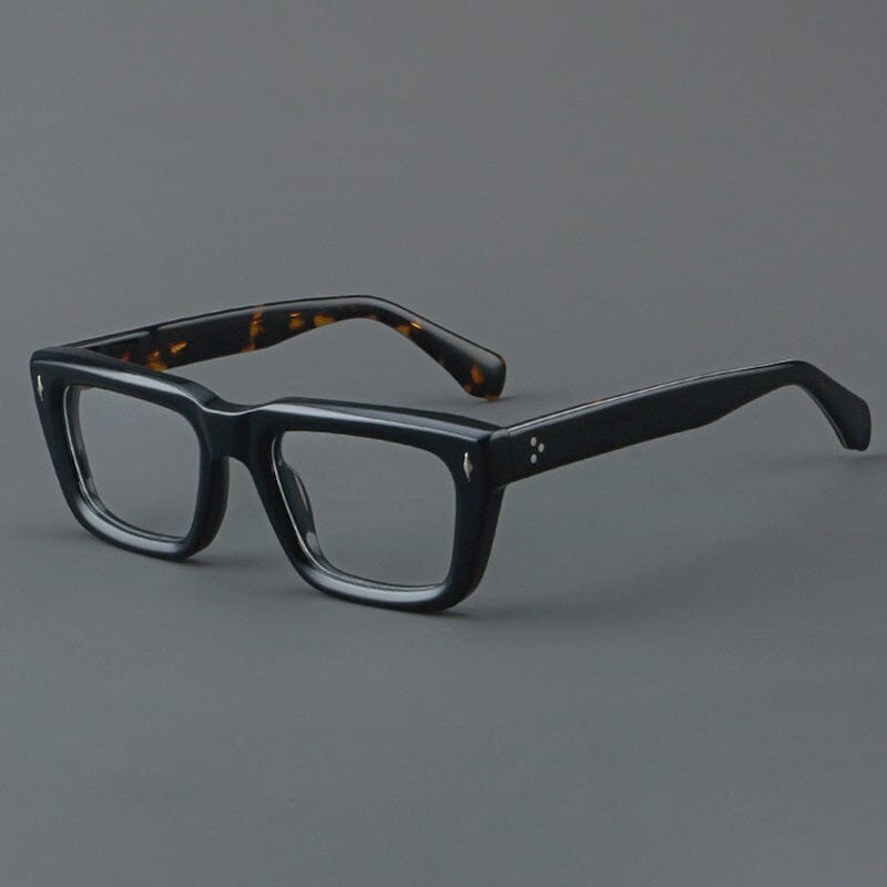 Sutton Retro Rectangle Acetate Glasses Frame – Jollynova